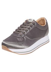 Only, Damen Sneaker, Silbergrau
