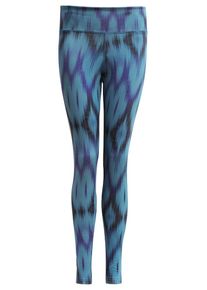 YOGISTAR.COM, Damen Yogi-leggings "devi" - Ikat Aqua, Blau / Mischfarben