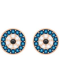 Swarovski, Damen Ohrstecker 'Cry Wishes 5377720', Himmelblau / Gold / Weiß
