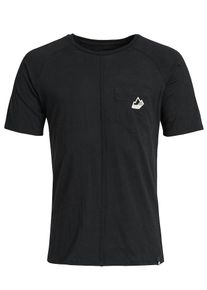 Khujo, Herren T-Shirt 'SAVE', Schwarz / Wei&szlig;