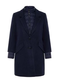 Véro Moda VERO MODA, Damen Two-in-One Mantel, Nachtblau