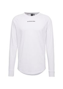 G-Star Raw, Herren Shirt 'Swando graphic relaxed r t l\s', Weiß