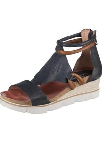 JOLANA & FENENA JOLANA & FENENA, Damen Sandalen, Dunkelblau / Braun