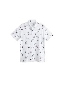Mango Man, Herren Poloshirt 'Jordi-I', Wei&szlig;
