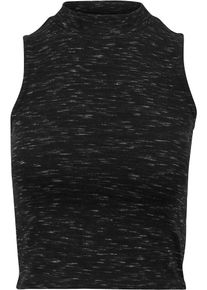 Urban Classics, Damen Top, Schwarzmeliert