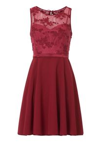 Vera Mont, Damen Kleid, Dunkelrot