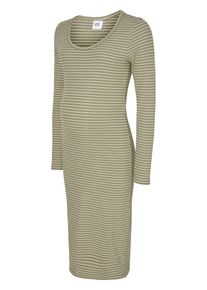 MAMALICIOUS, Damen Jersey Umstandskleid, Oliv / Weiß