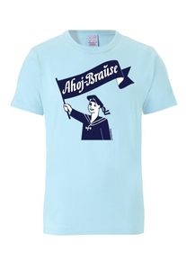 logoshirt, Herren T-Shirt 'Ahoj Brause', Hellblau