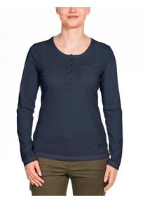 Jack Wolfskin, Damen Langarmshirt 'Essential', Kobaltblau