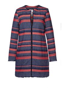 All Yours, Damen Mantel, Blau / Rot
