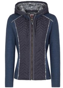 Spieth & Wensky SPIETH & WENSKY, Damen Strickjacke 'Hameln', Marine / Himmelblau