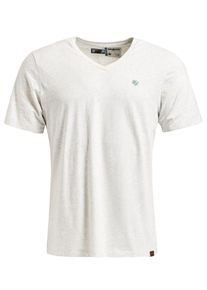 Khujo, Herren T-Shirt 'STUNT', Wei&szlig;meliert
