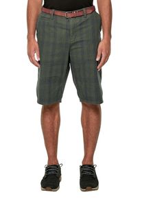 s.Oliver RED LABEL, Herren Twill-Bermuda, Kobaltblau / Grasgrün