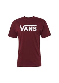 Vans, Herren T-Shirt 'CLASSIC', Weinrot / Weiß