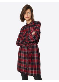 Only, Damen Hemdkleid, Weinrot