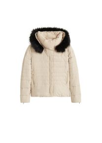 Mango, Damen Anorak 'Paris', Nude / Schwarz