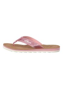 s.Oliver RED LABEL, Damen Zehentrennersandale, Pink