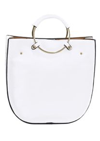 Heine, Damen Tasche, Schwarz / Weiß