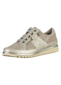 Jana, Damen Sneaker, Silber / Wei&szlig;