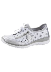 Rieker, Damen Sneaker, Silber / Wei&szlig;