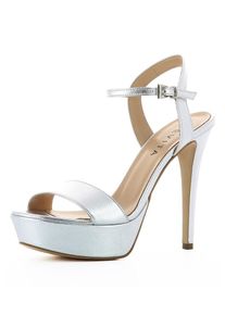 Evita, Damen Sandalette, Silber