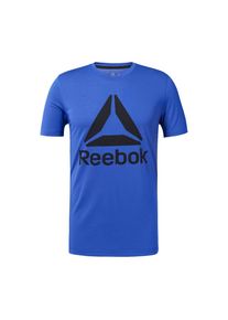 Reebok, Herren T-Shirt 'Wor Supremium 2.0 Tee Graphic', Blau / Schwarz