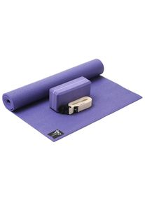 YOGISTAR.COM, Herren Yoga-set Kick It - One, Dunkellila