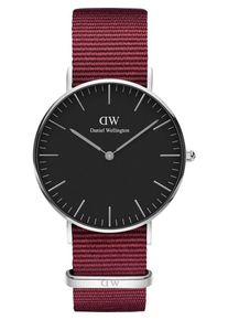Daniel Wellington, Damen Uhr 'Classic 36 Roselyn DW00100274', Feuerrot / Schwarz / Silber