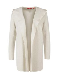 s.Oliver RED LABEL, Damen Oversize-Sweatjacke, Hellgrau