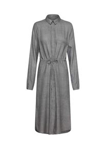 Vila, Damen Midikleid, Grau