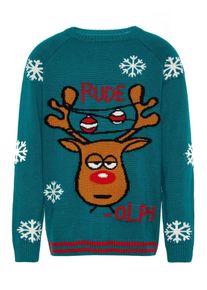 name it, Pullover, Bronze / Petrol / Hellrot / Schwarz / Wei&szlig;