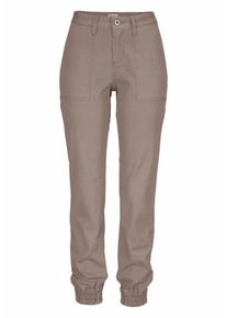 Boysen's BOYSEN'S, Damen Cargohose 'Jogg-Pants', Taupe