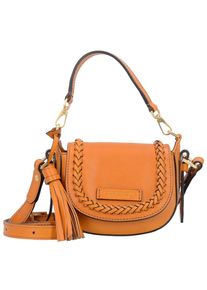 The Bridge, Damen Mini Bag Umhängetasche 'Murakami' Leder 16 cm, Cognac