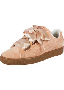 Puma, Damen Sneaker 'Basket Heart Corduroy', Pastellorange