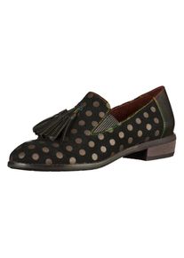 Laura Vita, Damen Slipper, Braun / Schwarz
