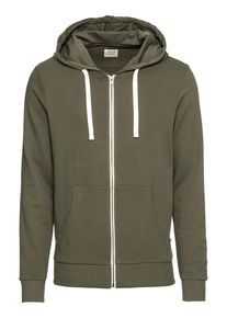 Jack & Jones JACK & JONES, Herren Sweatjacke 'JJEHOLMEN SWEAT ZIP HOOD NOOS', Oliv