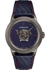 Versace, Herren Uhr 'Palazzo Empire, VERD00118', Dunkelblau / Dunkelgrau