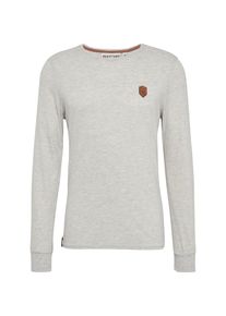 Naketano, Herren Langarmshirt 'Italienischer Hengst Langen', Anthrazit