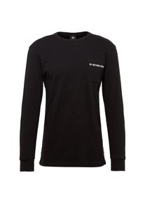 G-Star Raw, Herren Shirts 'Swando-s pkt r t l\s', Schwarz