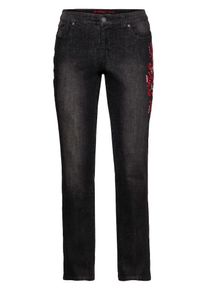 sheego Denim, Damen Denim Stretch-Jeans, Schwarz