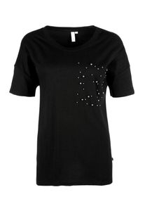 Q/S Designed By, Damen Shirt, Schwarz