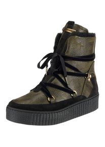 Tommy Hilfiger, Damen Boots, Oliv / Schwarz