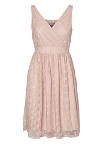 Véro Moda VERO MODA, Damen Gepunktetes Kleid ohne Ärmel, Rosa