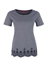 s.Oliver RED LABEL, Damen T-Shirt, Dunkelblau