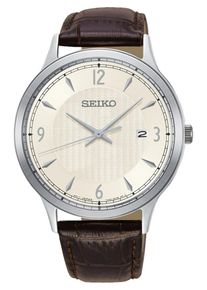 Seiko, Herren Uhr 'SGEH83P1', Creme / Schoko / Silber
