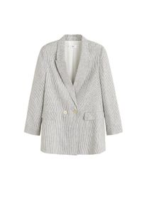 Mango, Damen Blazer 'Faro', Hellgrau