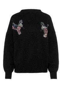 V&eacute;ro Moda VERO MODA, Damen Strickpullover, Grau / Hellpink / Schwarz