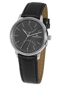Jacques Lemans, Herren Uhr 'Retro Classic N-218A', Schwarz / Silber