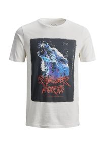 Jack & Jones JACK & JONES, Herren T-Shirt, Mischfarben / Weiß