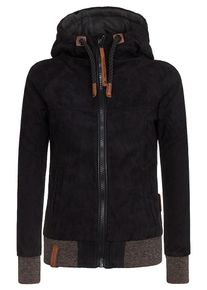 Naketano, Damen Jacke 'Eine Aktive', Rostbraun / Braunmeliert / Schwarz